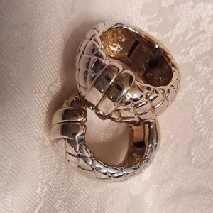 Vintage Magnet 2 Tone Earrings